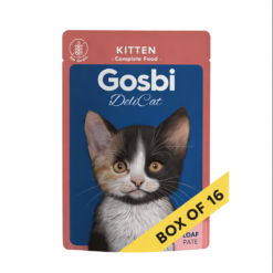 Gosbi Delicat Au Poulet Loaf Aliment Complet Pour Chaton 70g Boite de 16 Sachets Promo