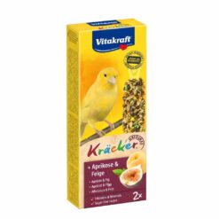 Vitakraft Alimentation Pour Oiseaux Domestiques Délicieux Krackers Pour Canaris Aux Fruits 2 x 30g