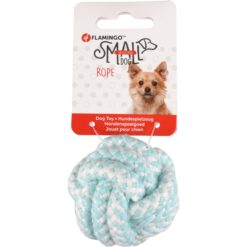 Flamingo Jouet Chien Balle nouée Ivar Turquoise