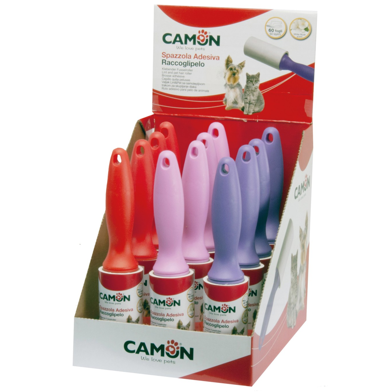 Camon Brosse de Nettoyage de Poils sous Forme de Rouleau