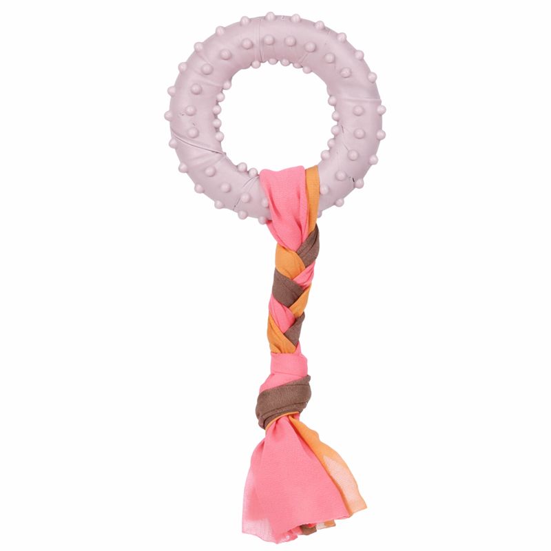 Flamingo Jouet Pour Chien Bunty Anneau Taupe