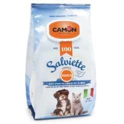Camon Lingettes pour Chien et Chat à la Bergamote (100pcs)