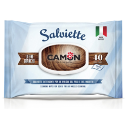 Camon Lingettes nettoyantes parfumées au bois blanc (40 pcs)