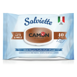 Camon Lingettes au lait et au miel (40 pcs)