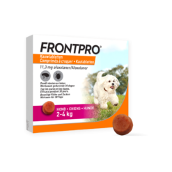 Anti-puce et Vermifuge pour Chiens Frontpro (2kg à 10kg)