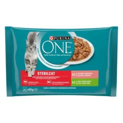 Purina ONE® Adult Sachets Fraîcheur Pour Chat Stérilisés 4x85 g