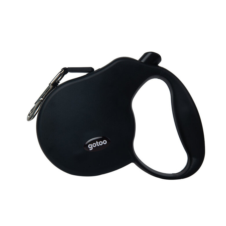 Laisse Retractable Gotoo Black Design 50kg - 5m