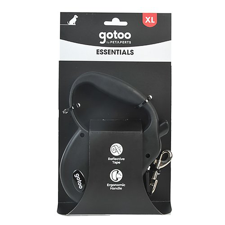 Laisse Retractable Gotoo Black Design 50kg - 5m – Image 2