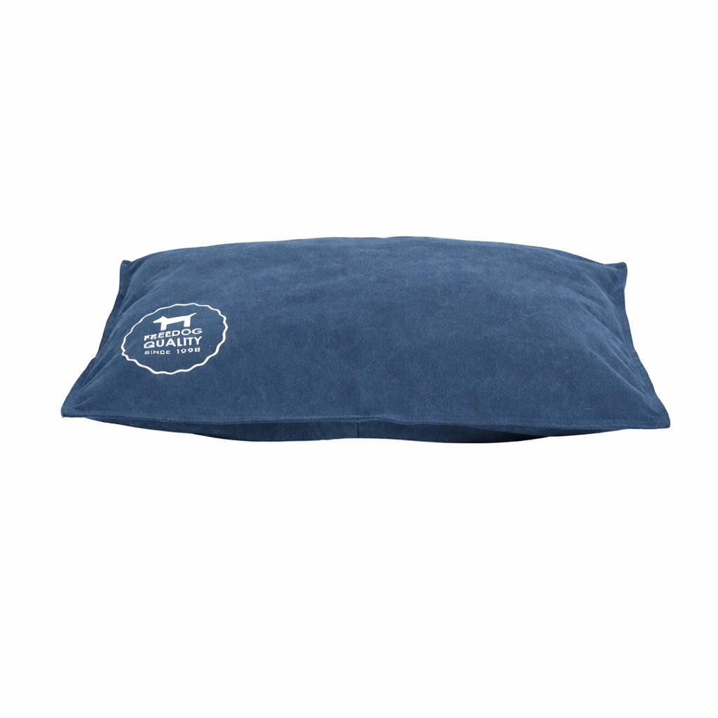 Freedog Matelas Pour Chien Pillow Bleu Marine Recyclé 76 x 58 cm