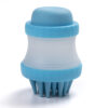 Brosse en silicone avec distributeur porte-savon Leopet