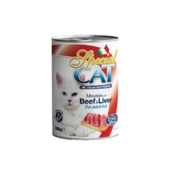 Special Cat Mousse Bœuf et Au Foie 400g