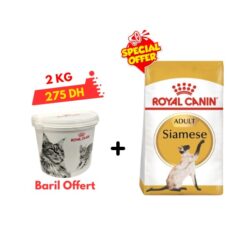 Royal Canin Siamois Adulte 2 Kg + Baril Gratuit