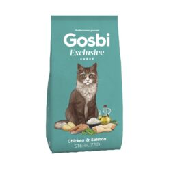 Gosbi Croquettes Exclusive Poulet et Dinde Pour Chat Stérilisé ( 400g | 1.5kg | 6kg )