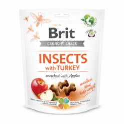 Brit Care Crunchy Cracker. Insects with Turkey and Apples (Instectes avec de la dinde et des pommes) 200g