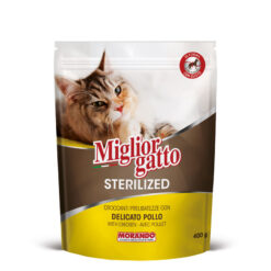 Croquettes Adultes Stérilisés Poulet Morando 400g