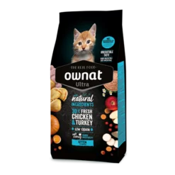 Ownat Ultra Kitten Faible en Graines avec Poulet & Dinde 3kg