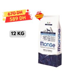 Monge Medium Puppy And Junior Poulet Croquettes Chiot 12kg Promo
