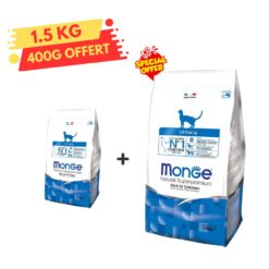 Monge Croquettes Chat Adult Urinary Poulet 1.5kg +400g Gratuit