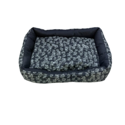 Alternative view of Lit pour Chien premium Motif Noir et Blanc 95x65cm