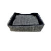 Lit pour Chien premium Motif Noir et Blanc Gris 95x65x22cm