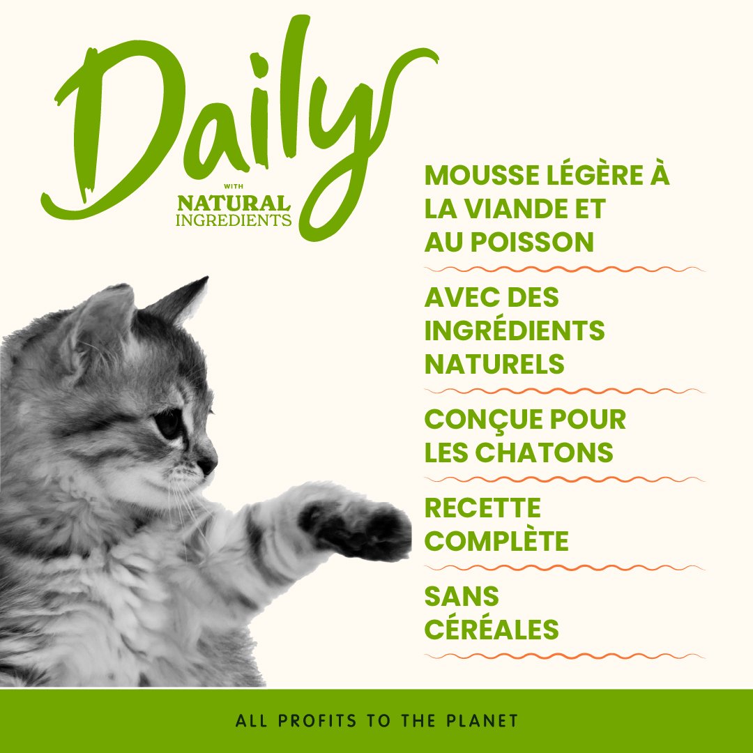 Almo Nature Daily en Mousse 85g | Chaton | Poulet – Image 2