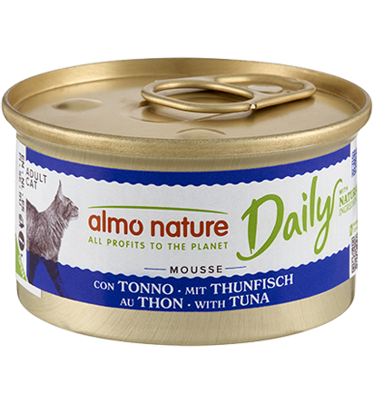 Almo Nature Daily en Mousse 85g | Chat Adulte | Thon