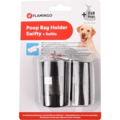 Distributeur pour Sacs à Déjections Waisty Noir - Flamingo