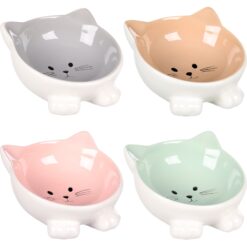 Flamingo Gamelle Pour La Nourriture et L'eau Puzi Chat ( Rose | Vert | Beige | Gris )