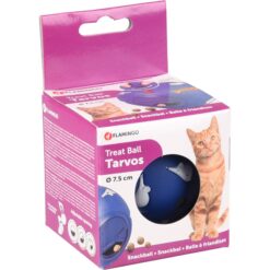 Alternative view of Balle à friandises Tarvos Bleu foncé pour Chat Flamingo