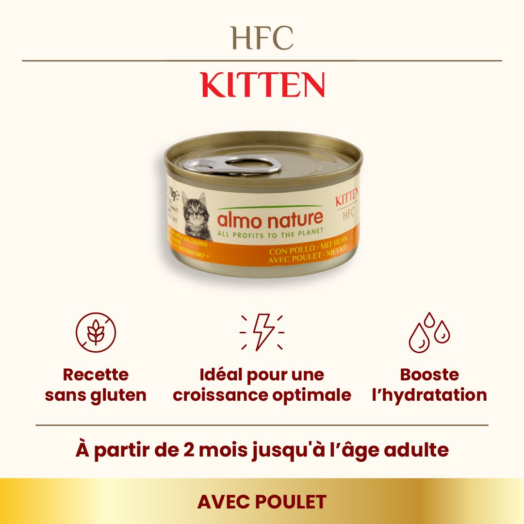 Almo Nature HFC Kitten 70g | Chaton | Poulet – Image 2