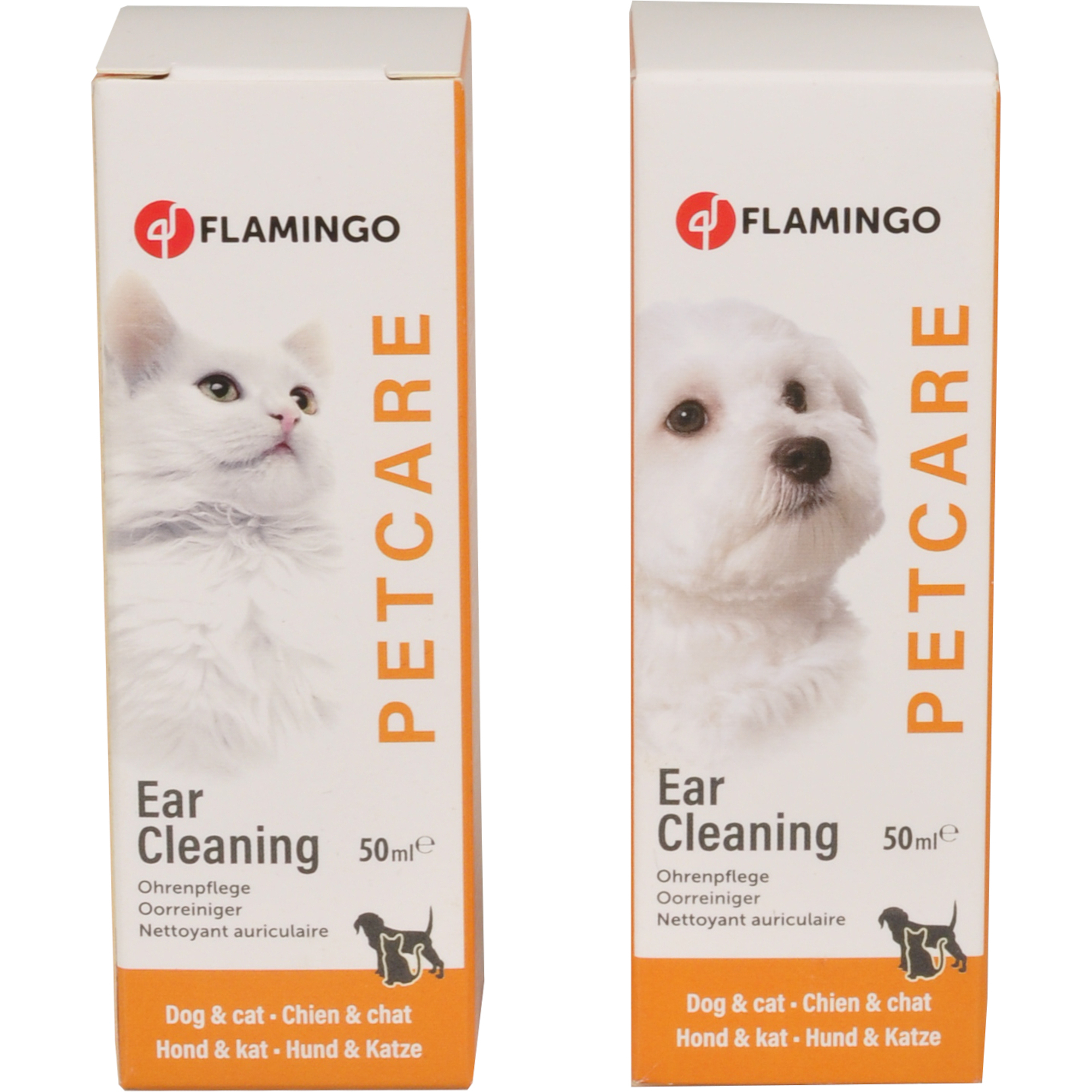 Flamingo Nettoyant des Oreilles pour Chats et Chiens 50ml