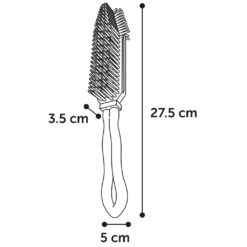 Alternative view of Brosse & Epilateur Pour Poils Afra Noir & Gris Flamingo
