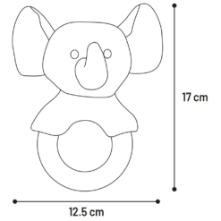 Alternative view of Jouet Pour Chiot et Adult Fabbo Éléphant Blanc - Flamingo