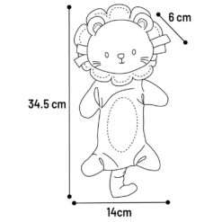 Alternative view of Jouet Pour Chiot et Adult Kobe Lion Brun - Flamingo