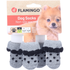 Chausette Asia 4 pcs En Coton Gris - Flamingo ( S | M )