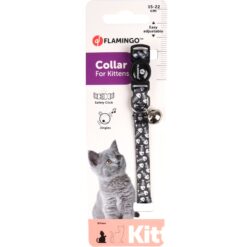 Alternative view of Collier Flamingo Chaton Minou Noir Motif Poisson