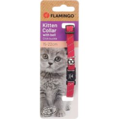 Collier Flamingo Chaton Elza Rouge Corail