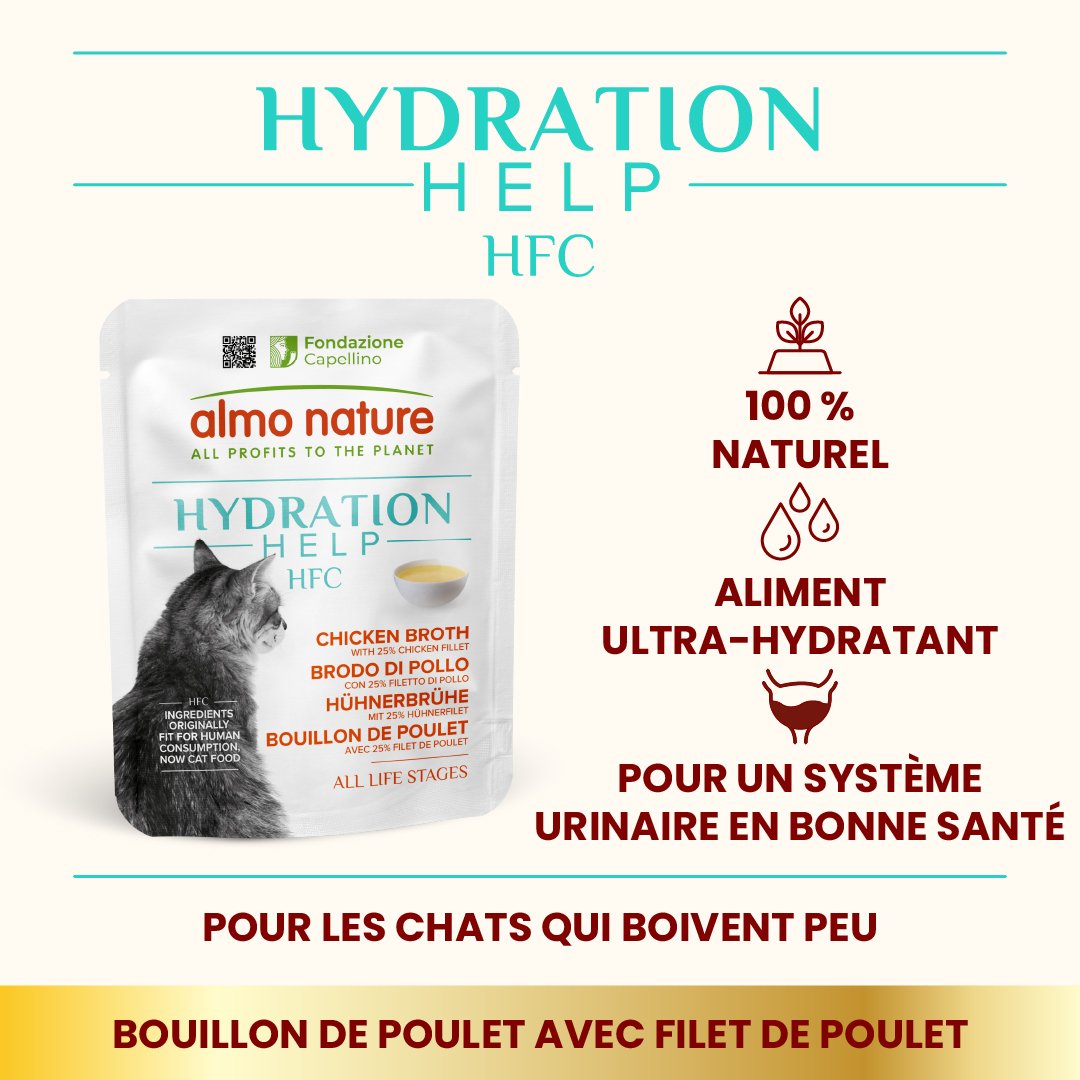 Almo Nature HFC Hydration Help 50g | Chat Adulte | Poulet – Image 2