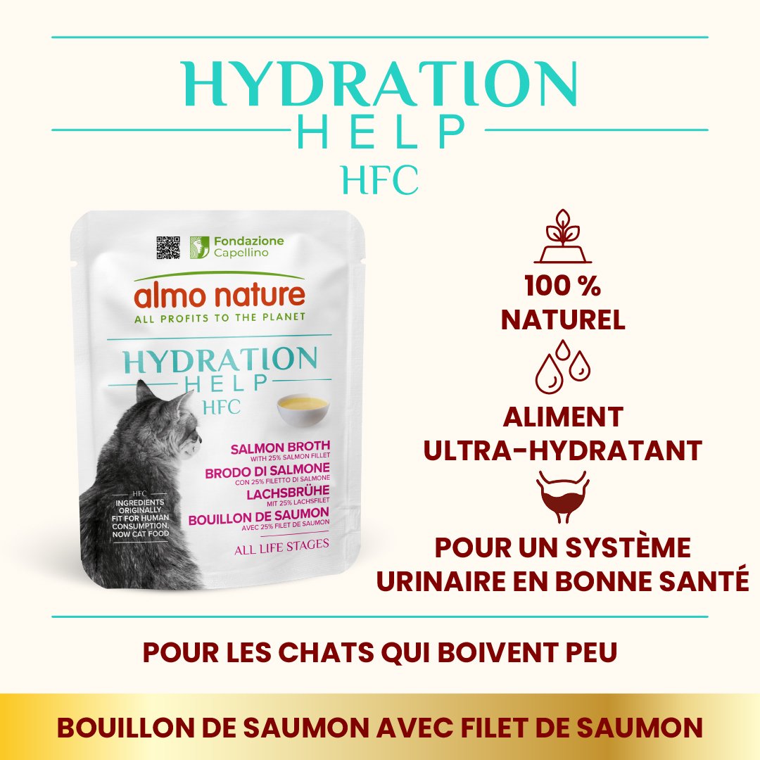 Almo Nature HFC Hydration Help 50g | Chat Adulte | Saumon – Image 2