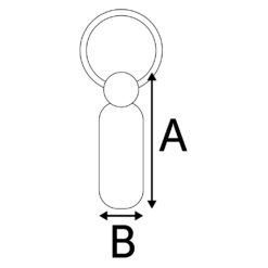 Alternative view of Porte Adresse Residento Argent - Flamingo