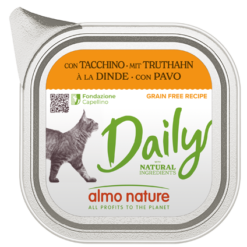 Almo Nature Daily Barquette en Sauce 100g | Chat Adulte | Dinde