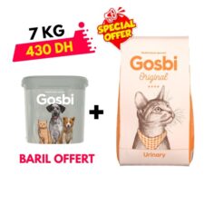 Gosbi Croquettes Original Chat Urinary 7kg + Baril Gratuit