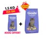 Gosbi Croquettes Exclusive Poulet et Dinde Pour Chat Adulte 1.5kg +400g Gratuit