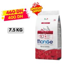 Monge Mini Adult Poulet Croquettes 7.5kg Promo