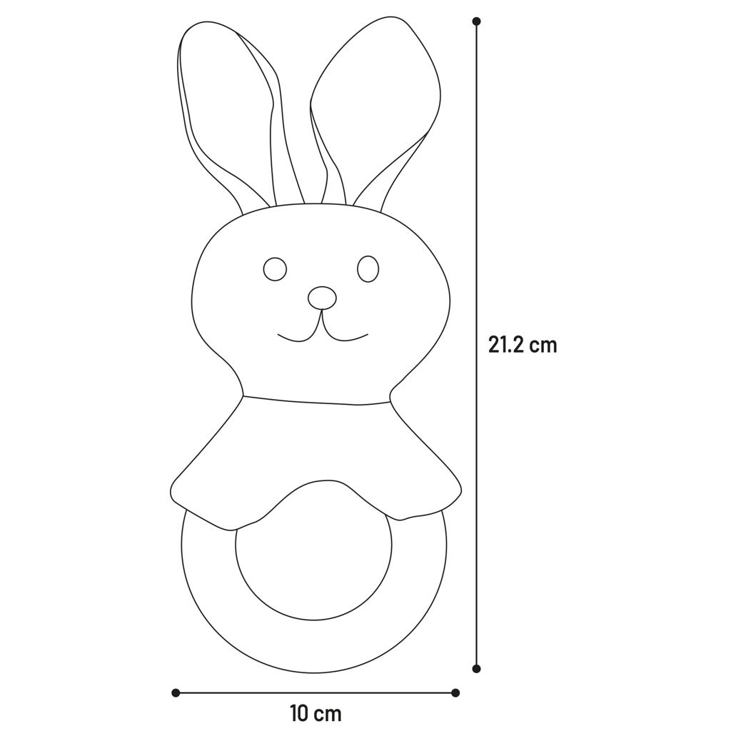 Jouet Pour Chiot et Adult Rabbo Lapin Blanc - Flamingo – Image 2