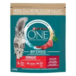 Purina ONE Chat Stérilisé Riche en Boeuf 1,5Kg