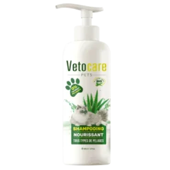 Shampooing Nourrissant Aloe Vera Tout type de Poils Chat Vetocare 200ml