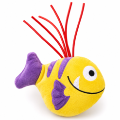 Peluche Piranha pour Chat avec Herbe à Chat leopet