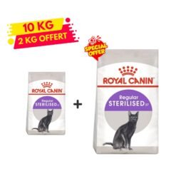 Royal Canin Sterilised 10 kg + 2Kg Gratuit