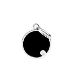 Médaille Basic Handmade Cercle Noir Petit